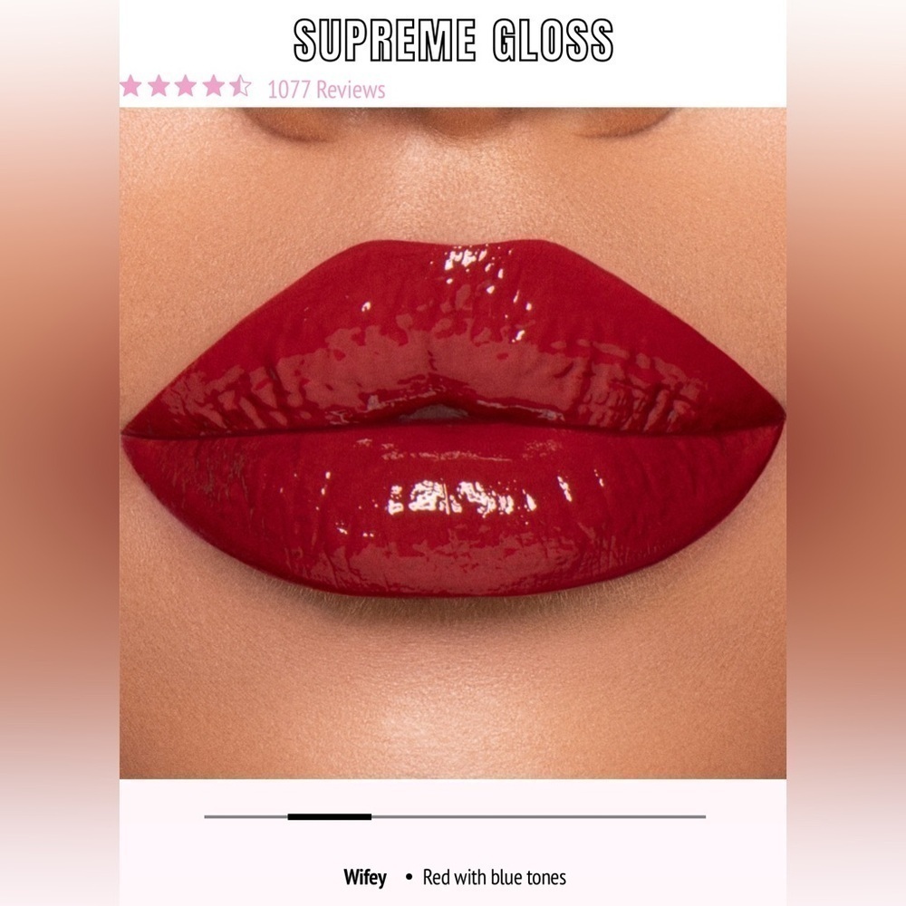 Brand New Jeffree Star Supreme Gloss Full Pigment Lip Gloss in Color Wifey